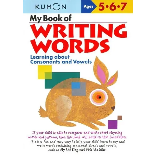 Kumon My Book of Writing Words