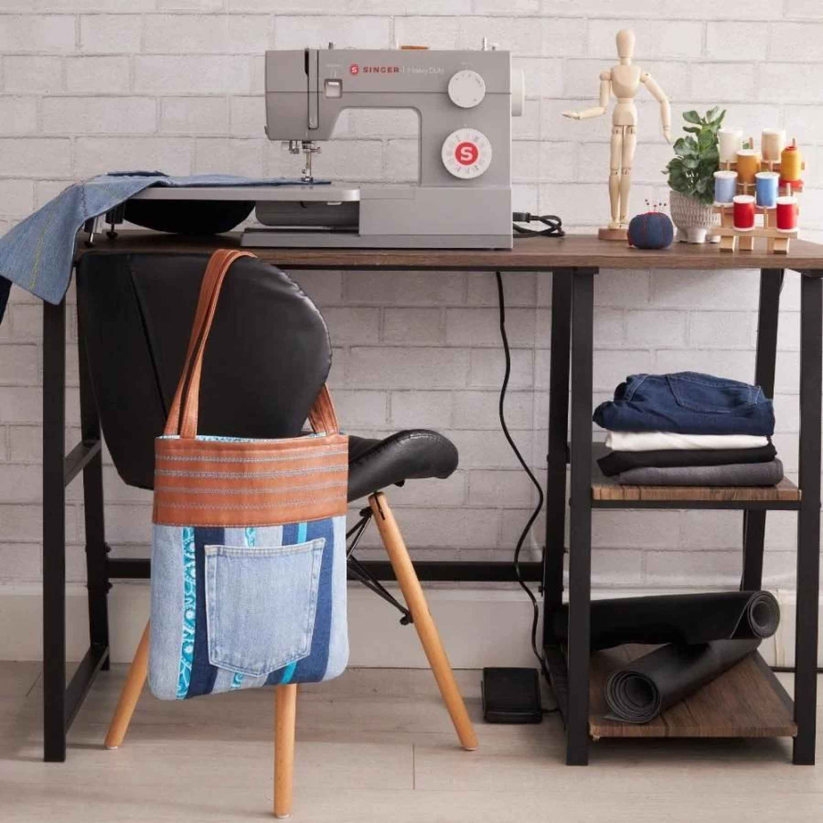 SINGER® Heavy Duty 6380 Sewing Machine with Extension Table