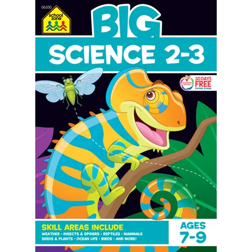 School Zone Big Science 2-3 Workbook