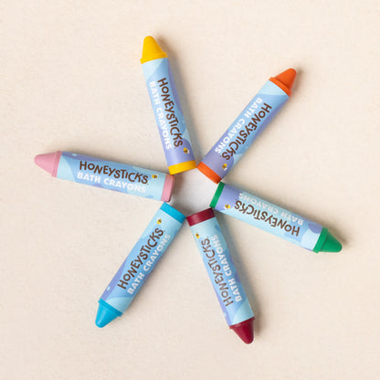 Honeysticks Bath Crayons Super Jumbos 6pk