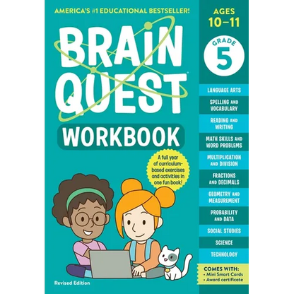 Brain Quest Workbook: 5th Grade Revised Edition - Paperback