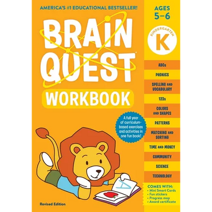 Brain Quest Workbook: Kindergarten Revised Edition - Paperback