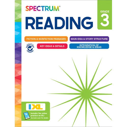 Spectrum Reading Workbook, Grade 3