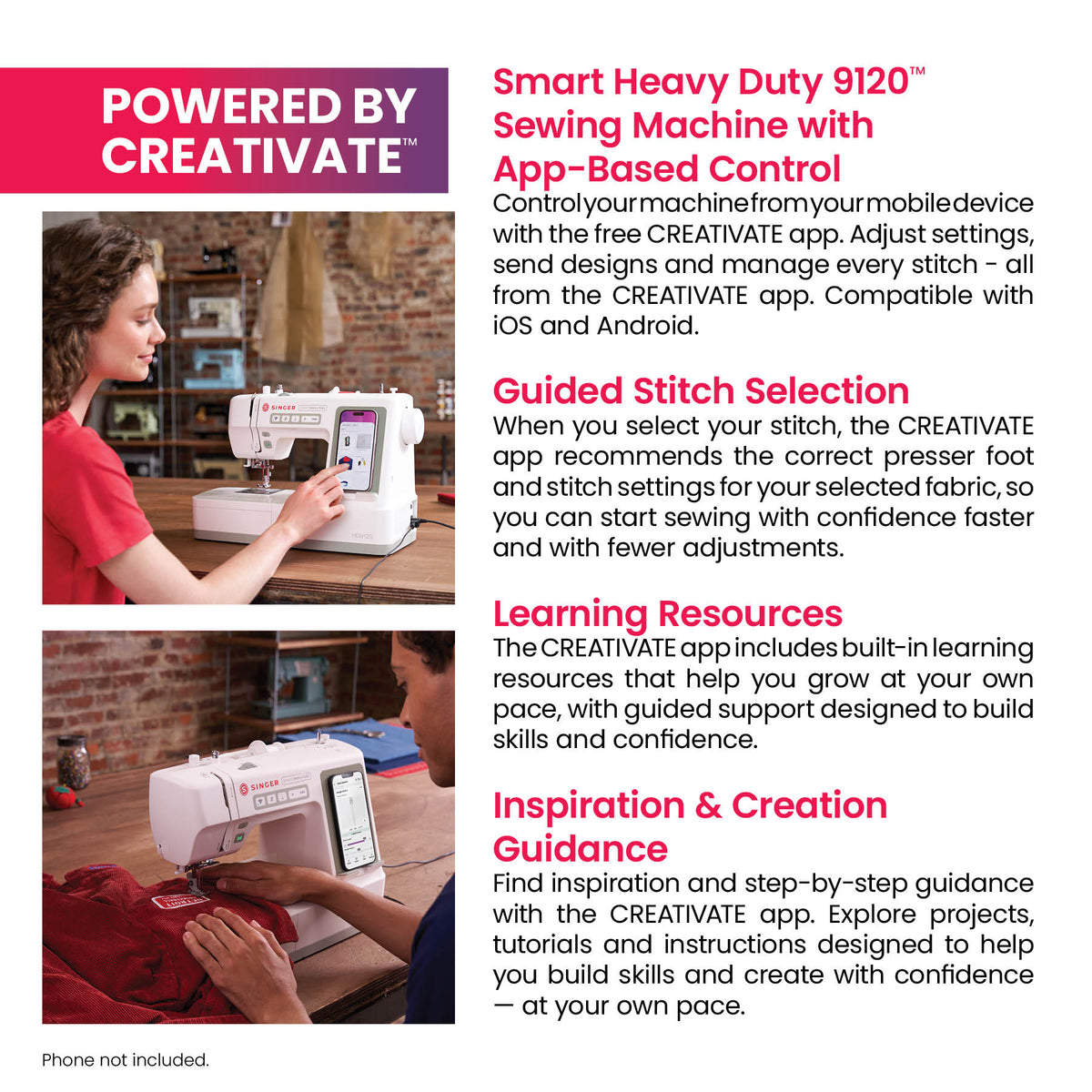 SINGER® Smart Heavy Duty 9120™ Sewing Machine