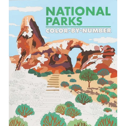National Parks Color-By-Number - Paperback