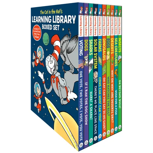 The Cat in the Hat's Learning Library Boxed Set: Includes 10 Fun Nonfiction Books from Dr. Seuss!
