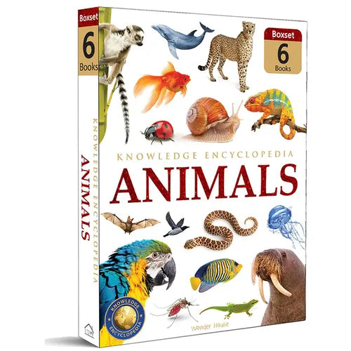 Animals - Collection of 6 Books: Knowledge Encyclopedia for Children (Box Set)