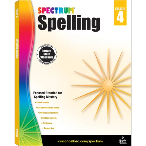 Spectrum Spelling, Grade 4: Volume 31