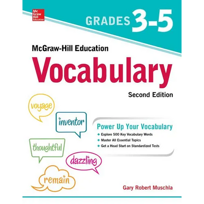 McGraw-Hill Education Vocabulary Grades 3-5, Second Edition - Paperback
