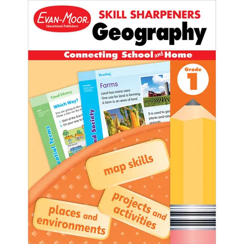 Skill Sharpeners: Geography, Grade 1