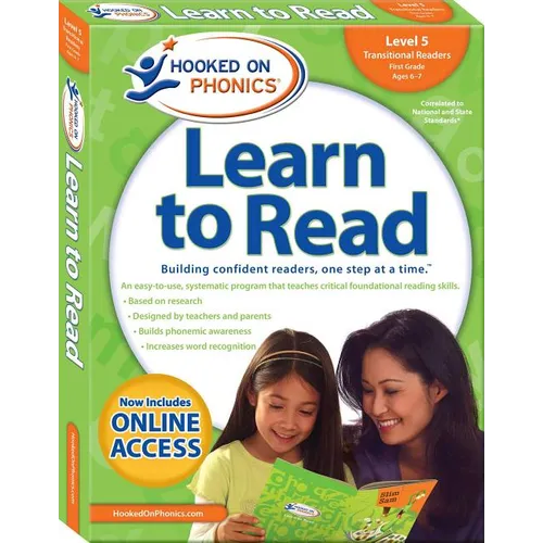 Hooked on Phonics Learn to Read - Level 5: Transitional Readers (First Grade Ages 6-7)