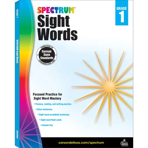 Spectrum Sight Words, Grade 1: Volume 103