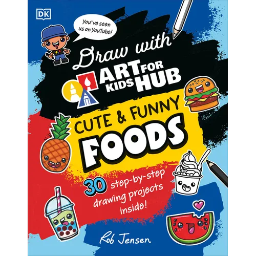 Draw with Art for Kids Hub Cute and Funny Foods